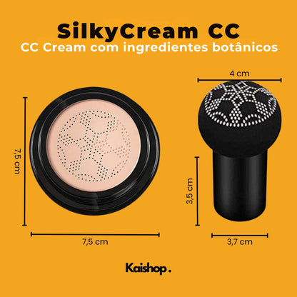 Base de Maquilhagem SilkyCream CC + Pincel de Oferta (1 + 2 GRÁTIS)