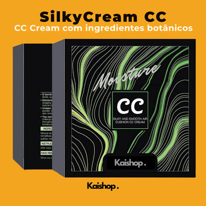 Base de Maquilhagem SilkyCream CC + Pincel de Oferta (1 + 2 GRÁTIS)