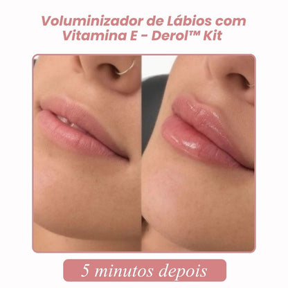 Voluminizador de Lábios com Vitamina E - Derol™ Kit | 1+1 GRÁTIS